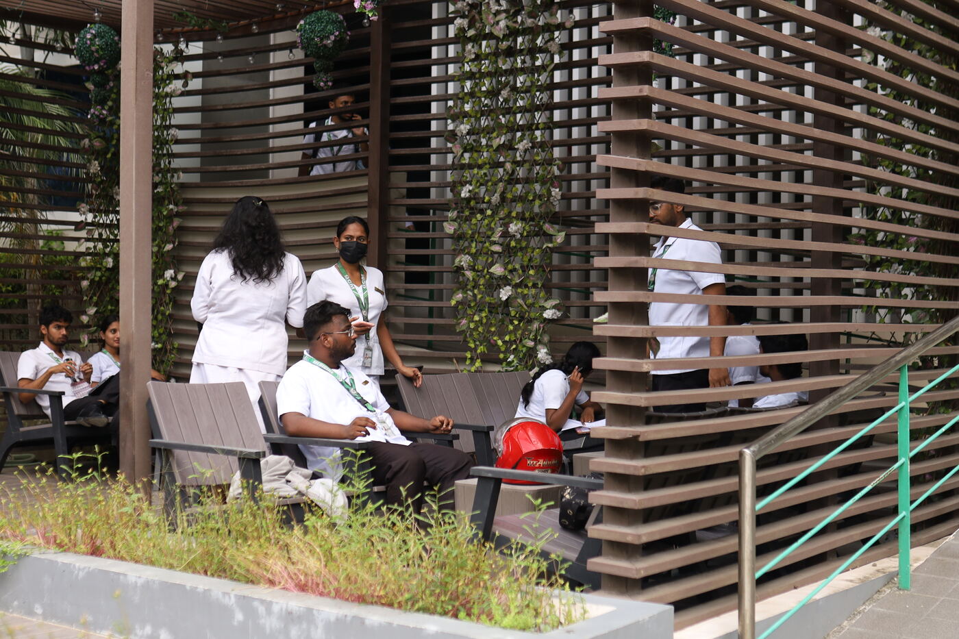 Students at campus
